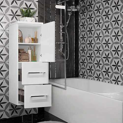 Шкаф-пенал Opadiris Арабеско 35 Z0000010960 правый белый Шкаф-пенал Opadiris Арабеско 35 Z0000010960 правый белый