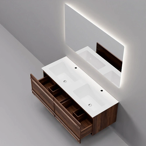 Комплект мебели ArtDecco Bridget 120 ABR12W22D2M0 черный орех Комплект мебели ArtDecco Bridget 120 ABR12W22D2M0 черный орех