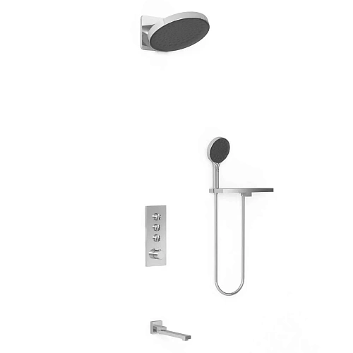 Душевая система Vincea VSFW-433TI3RCH встраиваемый, термостатический, трехрежимный, хром Душевая система Vincea VSFW-433TI3RCH встраиваемый, термостатический, трехрежимный, хром