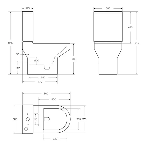 Унитаз напольный BelBagno NORMA BB339CPR/BB339T/BB089SC безободковый Унитаз напольный BelBagno NORMA BB339CPR/BB339T/BB089SC безободковый