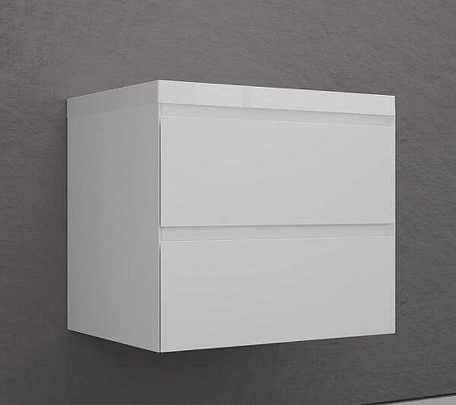 Тумба под раковину Style Line Манхэттен 70 см ЛС-00002362 подвесная, белый матовый Тумба под раковину Style Line Манхэттен 70 см ЛС-00002362 подвесная, белый матовый