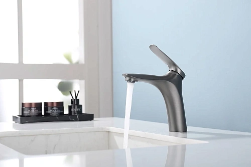 Смеситель для раковины ArtDecco Vogue AVG018QHF графит Смеситель для раковины ArtDecco Vogue AVG018QHF графит