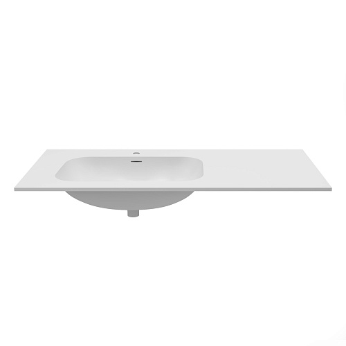 Раковина Vincea Elise VCB-4EL100MW-L, Corian левая, белый матовый Раковина Vincea Elise VCB-4EL100MW-L, Corian левая, белый матовый