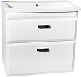 Тумба под раковину Style Line Лотос 80, Комо 80, Люкс белая, PLUS СС-00000366