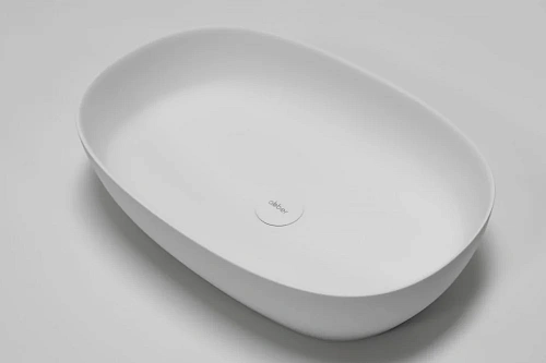 Раковина ABBER Stein AS2633 накладная белая матовая Раковина ABBER Stein AS2633 накладная белая матовая