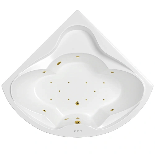 Акриловая ванна WHITECROSS Konsul 150x150 "RELAX" золото 0110.150150.100.RELAX.GL Акриловая ванна WHITECROSS Konsul 150x150 "RELAX" золото 0110.150150.100.RELAX.GL