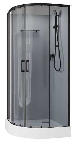 Душевая кабина Aquanet Passion EVO R black 90x90 набор 3 00267258 Душевая кабина Aquanet Passion EVO R black 90x90 набор 3 00267258