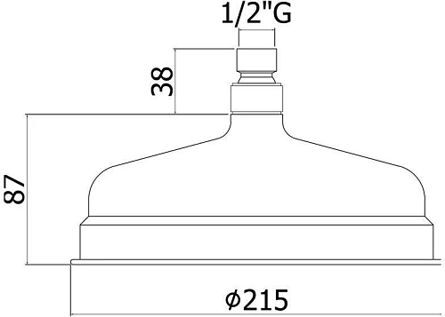 Верхний душ Paffoni Belinda ZSOF046CR + ZSOF034CR Верхний душ Paffoni Belinda ZSOF046CR + ZSOF034CR