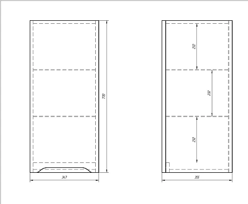 Шкаф-пенал DREJA QL35, 35 см, подвесной, правый, 1 дверца, 2 стеклянные полки, белый глянец 99.0010 Шкаф-пенал DREJA QL35, 35 см, подвесной, правый, 1 дверца, 2 стеклянные полки, белый глянец 99.0010