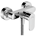 Смеситель для душа Hansgrohe Rebris S, внешнего монтажа, 2 режима расхода воды 72643000, хром Смеситель для душа Hansgrohe Rebris S, внешнего монтажа, 2 режима расхода воды 72643000, хром