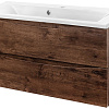 Тумба под раковину Vincea Mia 900 подвесная, 2 выкатных ящика soft close, R.Wood VMC-2MA900RW Тумба под раковину Vincea Mia 900 подвесная, 2 выкатных ящика soft close, R.Wood VMC-2MA900RW