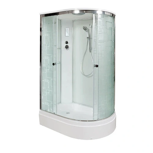 Душевая кабина Dto EM2712L (EM2712LEL) 120x80 см с электрикой Душевая кабина Dto EM2712L (EM2712LEL) 120x80 см с электрикой