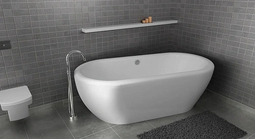 Акриловая ванна Riho Dua BD0100500000000 180x86 белая панель Акриловая ванна Riho Dua BD0100500000000 180x86 белая панель