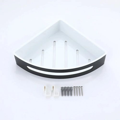 Полка Raglo R340.01.06 угловая 205x205x55мм черный Полка Raglo R340.01.06 угловая 205x205x55мм черный