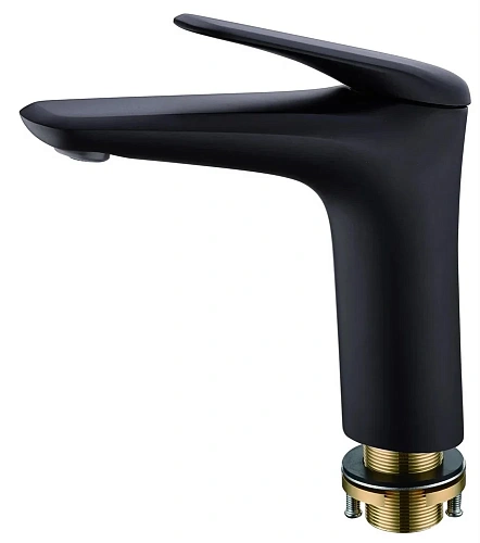 Смеситель для раковины RUSH Nevis (NE1735-12black) черный Смеситель для раковины RUSH Nevis (NE1735-12black) черный