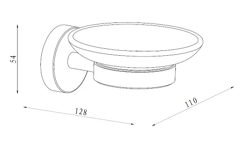 Мыльница Damixa HASP34200 Мыльница Damixa HASP34200