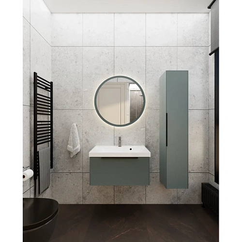 Тумба под раковину La Fenice SIMPLA Grigio 60 FNC-01-SIM-G-60 серо-зеленая Тумба под раковину La Fenice SIMPLA Grigio 60 FNC-01-SIM-G-60 серо-зеленая