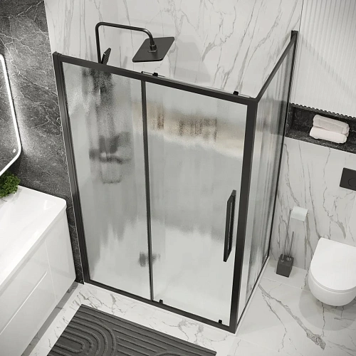 Боковая стенка GROSSMAN Cosmo 200.K33.02.90.21.02 (90x195) черный матовый, стекло шиншилла Боковая стенка GROSSMAN Cosmo 200.K33.02.90.21.02 (90x195) черный матовый, стекло шиншилла