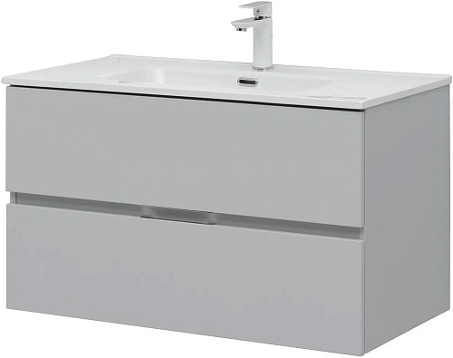 Тумба под раковину Aquanet Алвита new серый 00303922 Тумба под раковину Aquanet Алвита new серый 00303922