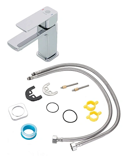 Смеситель для раковины Orange Plito M16-021cr Смеситель для раковины Orange Plito M16-021cr