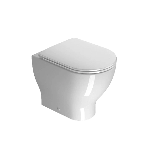 Унитаз приставной GSI CITY PRO безободковый Swirlflush белый (911011) без сиденья Унитаз приставной GSI CITY PRO безободковый Swirlflush белый (911011) без сиденья