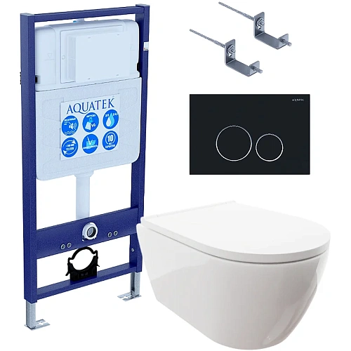 Комплект инсталляции Aquatek Standard INS-0000012 с унитазом ПОЛАРИС AQ0700-00 с сиденьем микролифт, кркпежомом KKI-0000002 клавишей смыва KDI0000020 SET Aquatek ПОЛАРИС-020 4в1 Комплект инсталляции Aquatek Standard INS-0000012 с унитазом ПОЛАРИС AQ0700-00 с сиденьем микролифт, кркпежомом KKI-0000002 клавишей смыва KDI0000020 SET Aquatek ПОЛАРИС-020 4в1