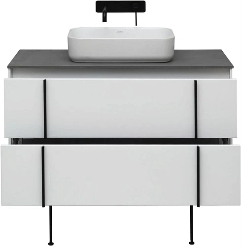 Тумба под раковину Allen Brau Reality 100 1.32007.WM белый матовый Тумба под раковину Allen Brau Reality 100 1.32007.WM белый матовый