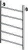 Полотенцесушитель водяной Aquanet Mauro 600x400 00282315