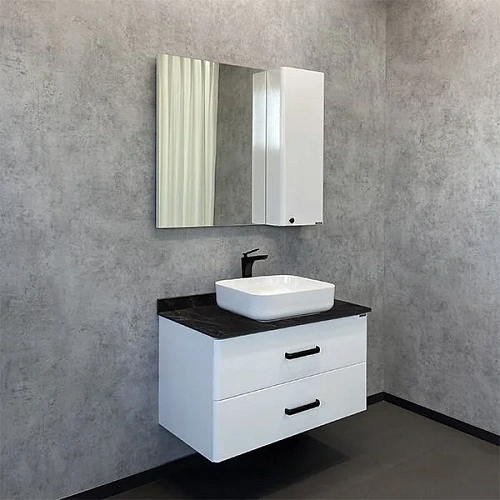 Тумба с раковиной Comforty Амстердам-95 00-00014001 белая со столешницей под мрамор Калакатта Блэк раковина Comforty T-Y9378 Тумба с раковиной Comforty Амстердам-95 00-00014001 белая со столешницей под мрамор Калакатта Блэк раковина Comforty T-Y9378