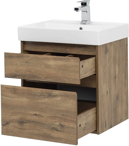 Комплект мебели Aquanet Nova Lite 60 дуб рустикальный (2 ящика) 00254216 Комплект мебели Aquanet Nova Lite 60 дуб рустикальный (2 ящика) 00254216