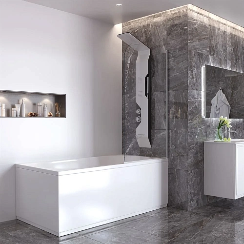 Душевая панель Taliente A05 150x22см TA-G-A05W/Bcr+s Душевая панель Taliente A05 150x22см TA-G-A05W/Bcr+s