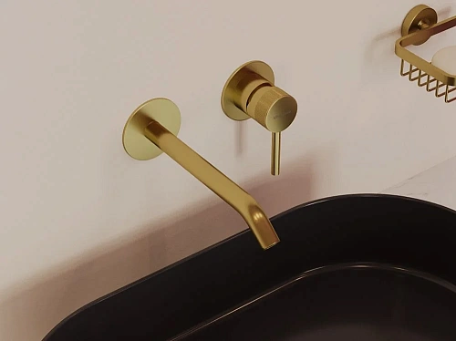 Смеситель для раковины Allen Brau Priority 5.31A03-GB (с внутренней частью) золото Смеситель для раковины Allen Brau Priority 5.31A03-GB (с внутренней частью) золото
