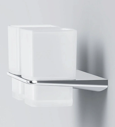 Стакан AM.PM Inspire V2.0 A50A343400 стеклянный, хром Стакан AM.PM Inspire V2.0 A50A343400 стеклянный, хром