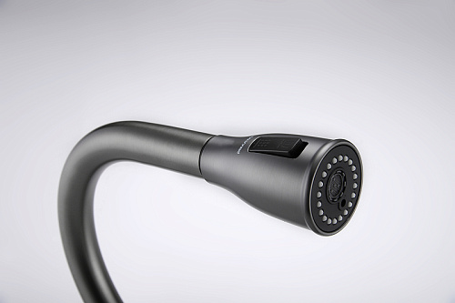 Смеситель для кухни Paulmark Lange вороненая сталь La214212-GM Смеситель для кухни Paulmark Lange вороненая сталь La214212-GM