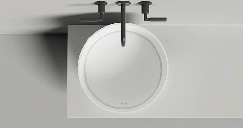 Раковина Salini ARMONIA ROUND 03 130423M 450x450 накладная S-Stone Раковина Salini ARMONIA ROUND 03 130423M 450x450 накладная S-Stone