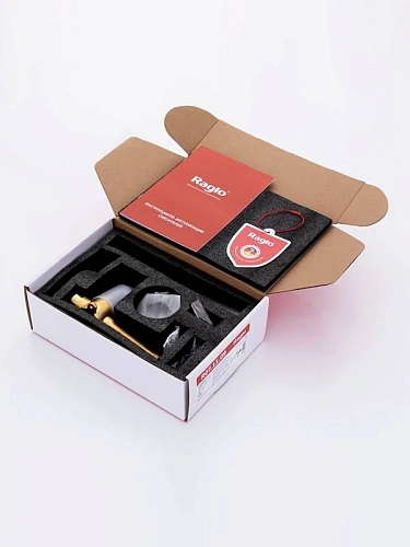 Смеситель для раковины Raglo R07.11.09 встраиваемый, монолитный, графит Смеситель для раковины Raglo R07.11.09 встраиваемый, монолитный, графит