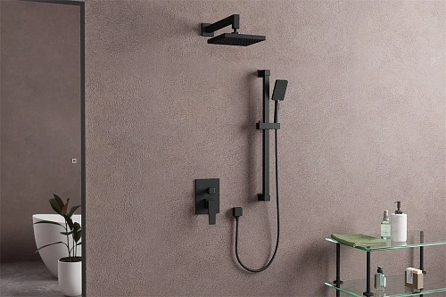 Душевая система RUSH Thira (TR3635-41Black) встраиваемая Душевая система RUSH Thira (TR3635-41Black) встраиваемая