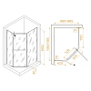 Душевой уголок RGW PA-091B 900x1200 мм 35089192-14 черный Easy Clean Душевой уголок RGW PA-091B 900x1200 мм 35089192-14 черный Easy Clean