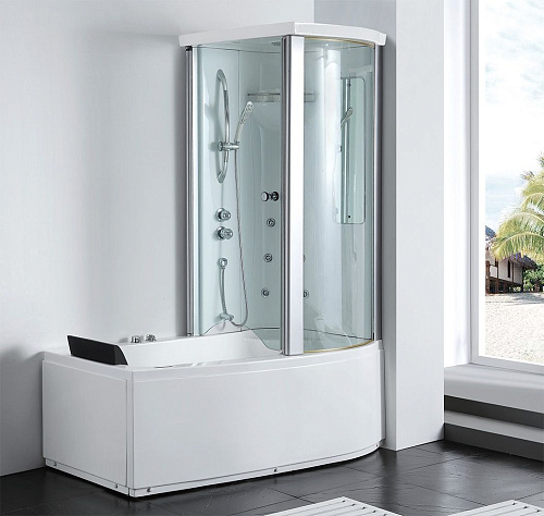 Акриловая ванна Gemy G8040 B R 170x85 угловая, асимметричная, правая, гидромассажная Акриловая ванна Gemy G8040 B R 170x85 угловая, асимметричная, правая, гидромассажная