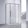 Картинка анонса товара «душевой уголок vincea slim-n vsr-4sn8011clgm 1100x800 вороненая сталь стекло прозрачное»