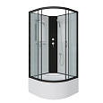 Душевая кабина Niagara Classic NG-6709-14BK (1000х1000х2000) высокий поддон (45см) стекло прозрачное черные профиля 67091414BK Душевая кабина Niagara Classic NG-6709-14BK (1000х1000х2000) высокий поддон (45см) стекло прозрачное черные профиля 67091414BK