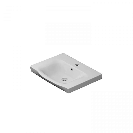 Раковина AM.PM Like M80WCC0652WG мебельная, керамическая, 65 см, встраиваемая, белый Раковина AM.PM Like M80WCC0652WG мебельная, керамическая, 65 см, встраиваемая, белый