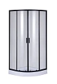 Душевой уголок Taliente 90x90x195см, четверть круга, раздвижной, прозр.стекло 6мм, черный профиль TA-09091-1CB Душевой уголок Taliente 90x90x195см, четверть круга, раздвижной, прозр.стекло 6мм, черный профиль TA-09091-1CB