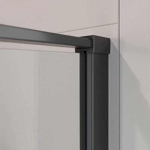 Душевой уголок CEZARES LINER-A-2-90-C-NERO 90x90см стекло прозрачное, профиль черный Душевой уголок CEZARES LINER-A-2-90-C-NERO 90x90см стекло прозрачное, профиль черный