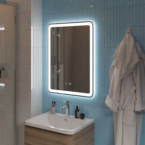 Зеркало BelBagno SPC-MAR-600-800-LED-TCH-SND 12W 220-240V 600x30x800 с подсветкой голосовым управлением и подогревом Зеркало BelBagno SPC-MAR-600-800-LED-TCH-SND 12W 220-240V 600x30x800 с подсветкой голосовым управлением и подогревом