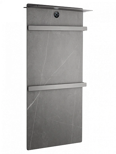 Полотенцесушитель электрический Wonzon & Woghand STUTTGART (WW-A504G-GM) с каменной плитой серый мрамор темный графит Полотенцесушитель электрический Wonzon & Woghand STUTTGART (WW-A504G-GM) с каменной плитой серый мрамор темный графит