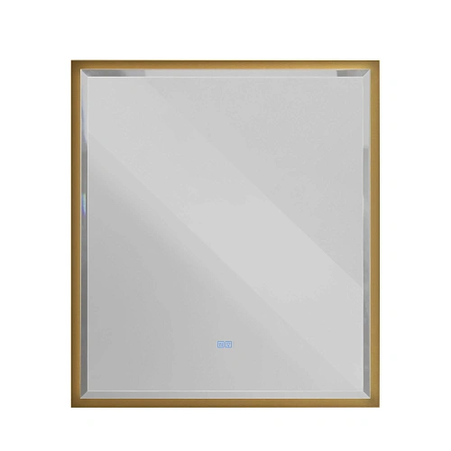 Зеркало CEZARES INTERNI 800x900 CZR-SPC-INT-800-900-LED-TCH-WARM-BORO с подсветкой, сенсорном и подогревом, брашированное золото Зеркало CEZARES INTERNI 800x900 CZR-SPC-INT-800-900-LED-TCH-WARM-BORO с подсветкой, сенсорном и подогревом, брашированное золото