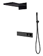 Душевая система Boheme FUSION 131-B с термостатом BLACK встраиваемая Душевая система Boheme FUSION 131-B с термостатом BLACK встраиваемая