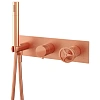 Смеситель для душа Remer Chrono CH97D3RP, медь брашированная Смеситель для душа Remer Chrono CH97D3RP, медь брашированная