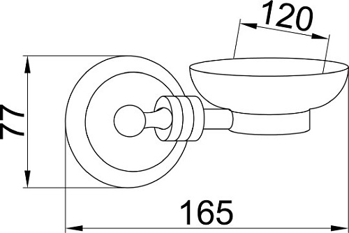 Мыльница Boheme Hermitage 10352 Мыльница Boheme Hermitage 10352